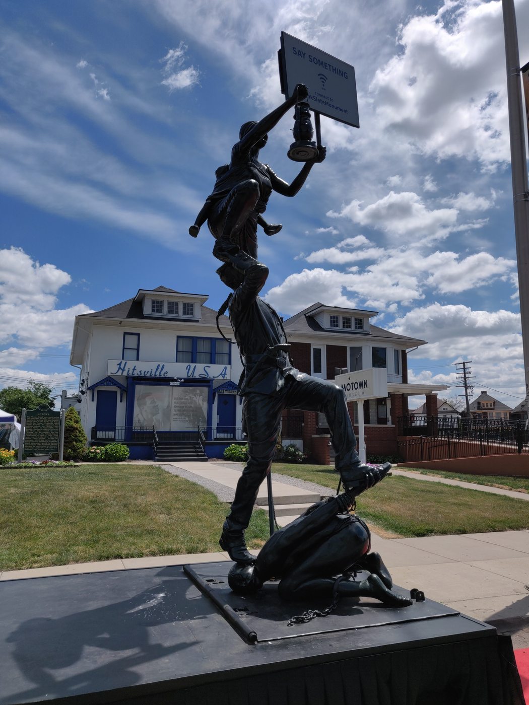Blank Slate Monument at Motown Museum, Detroit