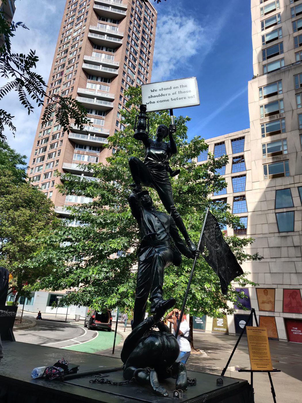 Blank Slate Monument at The Africa Center, Harlem